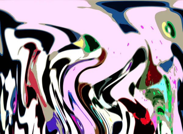 Modern soyut resim. Renkli akıcı sanat resimleri. Geometrik arkaplan.