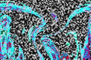 Modern tasarım çizimi. Çizgi ve renk bloğu geometrik şekiller. Pop sanat