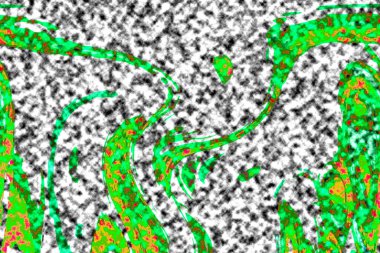 Modern tasarım çizimi. Çizgi ve renk bloğu geometrik şekiller. Pop sanat