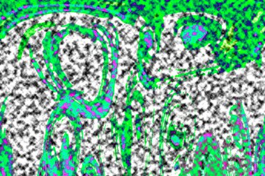 Modern tasarım çizimi. Çizgi ve renk bloğu geometrik şekiller. Pop sanat