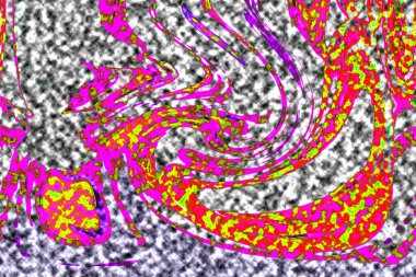 Modern tasarım çizimi. Çizgi ve renk bloğu geometrik şekiller. Pop sanat