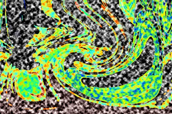 モダンなデザインイラスト 線と色のブロックの幾何学的な数字 ポップアート — ストック写真