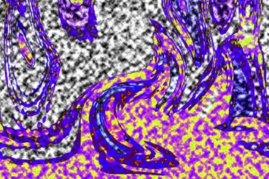 Modern tasarım çizimi. Çizgi ve renk bloğu geometrik şekiller. Pop sanat