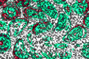Modern tasarım çizimi. Çizgi ve renk bloğu geometrik şekiller. Pop sanat