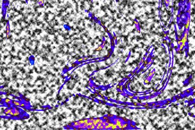 Modern tasarım çizimi. Çizgi ve renk bloğu geometrik şekiller. Pop sanat