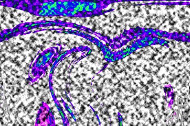 Modern tasarım çizimi. Çizgi ve renk bloğu geometrik şekiller. Pop sanat