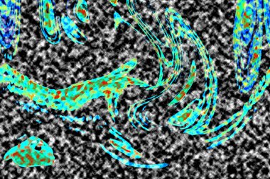 Modern tasarım çizimi. Çizgi ve renk bloğu geometrik şekiller. Pop sanat