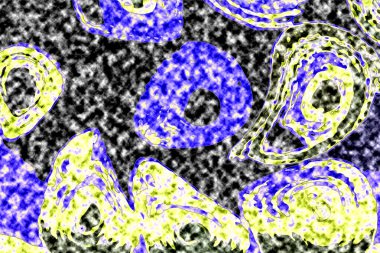 Modern tasarım çizimi. Çizgi ve renk bloğu geometrik şekiller. Pop sanat