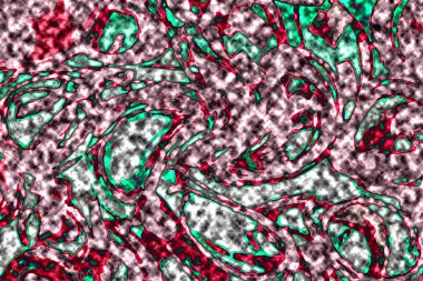 Modern tasarım çizimi. Çizgi ve renk bloğu geometrik şekiller. Pop sanat