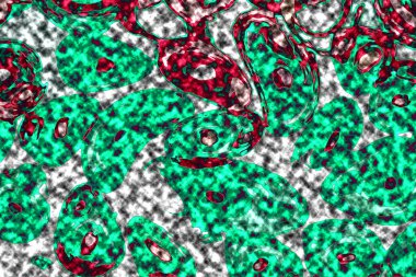 Modern tasarım çizimi. Çizgi ve renk bloğu geometrik şekiller. Pop sanat