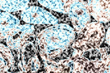 Modern tasarım çizimi. Çizgi ve renk bloğu geometrik şekiller. Pop sanat