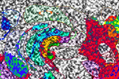 Modern tasarım çizimi. Çizgi ve renk bloğu geometrik şekiller. Pop sanat