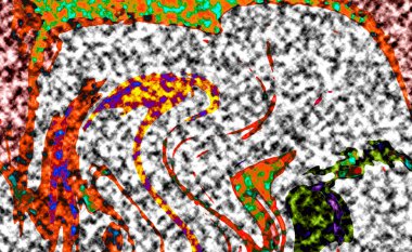 Modern tasarım çizimi. Çizgi ve renk bloğu geometrik şekiller. Pop sanat