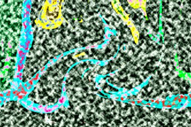 Modern tasarım çizimi. Çizgi ve renk bloğu geometrik şekiller. Pop sanat