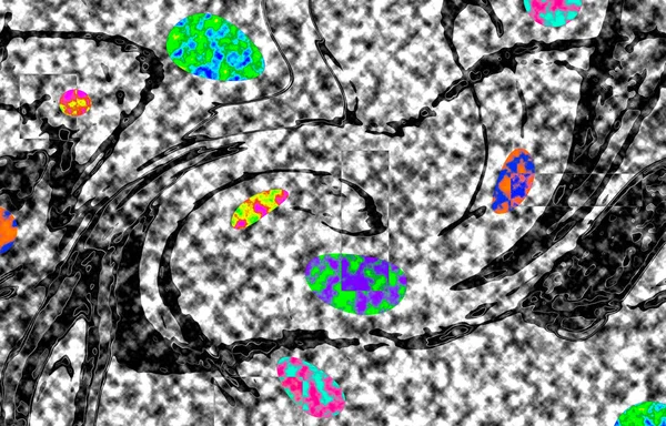 Modern tasarım çizimi. Çizgi ve renk bloğu geometrik şekiller. Pop sanat
