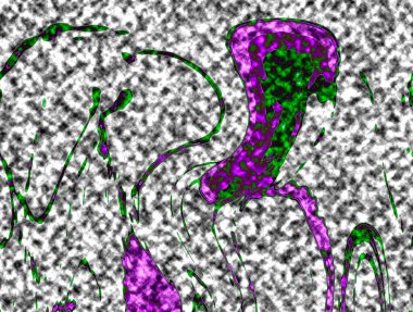Modern tasarım çizimi. Çizgi ve renk bloğu geometrik şekiller. Pop sanat