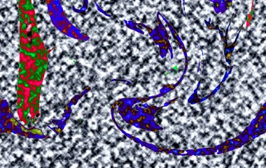 Modern tasarım çizimi. Çizgi ve renk bloğu geometrik şekiller. Pop sanat