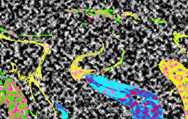 Modern tasarım çizimi. Çizgi ve renk bloğu geometrik şekiller. Pop sanat