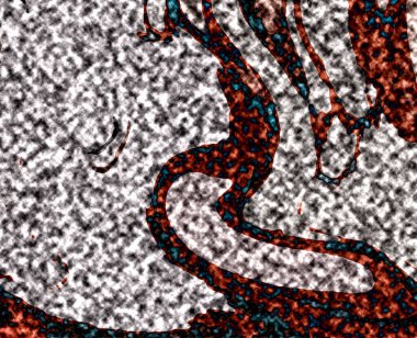 Modern tasarım çizimi. Çizgi ve renk bloğu geometrik şekiller. Pop sanat