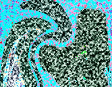 Modern tasarım çizimi. Çizgi ve renk bloğu geometrik şekiller. Pop sanat