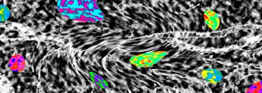 Modern tasarım çizimi. Çizgi ve renk bloğu geometrik şekiller. Pop sanat