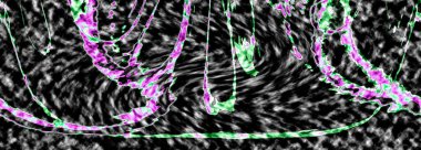 Modern tasarım çizimi. Çizgi ve renk bloğu geometrik şekiller. Pop sanat
