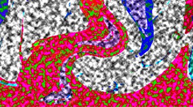 Modern tasarım çizimi. Çizgi ve renk bloğu geometrik şekiller. Pop sanat