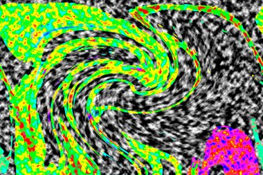 Modern tasarım çizimi. Çizgi ve renk bloğu geometrik şekiller. Pop sanat