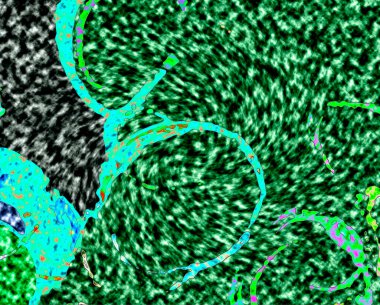 Modern tasarım çizimi. Çizgi ve renk bloğu geometrik şekiller. Pop sanat