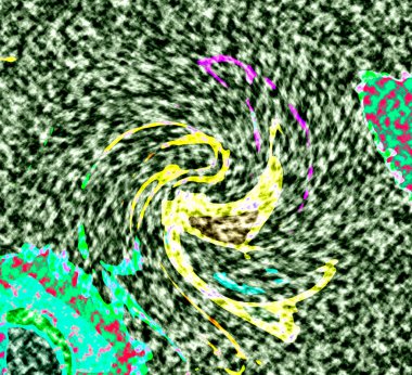 Modern tasarım çizimi. Çizgi ve renk bloğu geometrik şekiller. Pop sanat