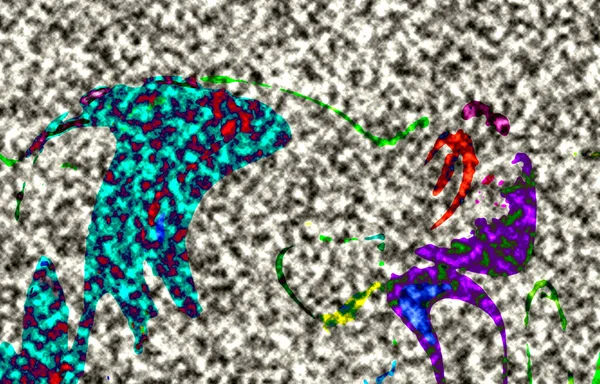 Modern tasarım çizimi. Çizgi ve renk bloğu geometrik şekiller. Pop sanat