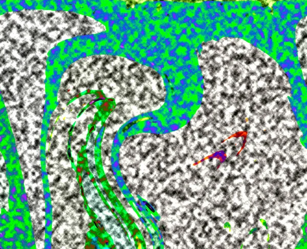 Modern tasarım çizimi. Çizgi ve renk bloğu geometrik şekiller. Pop sanat
