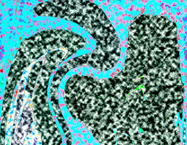 Modern tasarım çizimi. Çizgi ve renk bloğu geometrik şekiller. Pop sanat