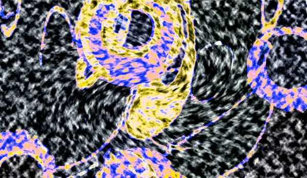 Modern tasarım çizimi. Çizgi ve renk bloğu geometrik şekiller. Pop sanat