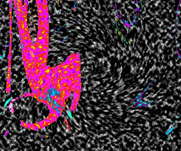 Modern tasarım çizimi. Çizgi ve renk bloğu geometrik şekiller. Pop sanat