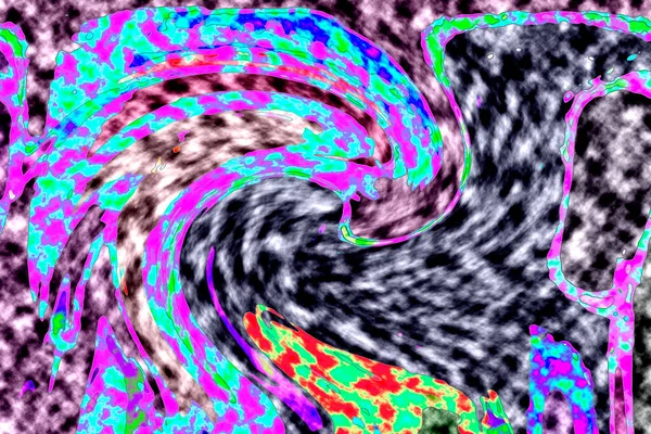 Modern tasarım çizimi. Çizgi ve renk bloğu geometrik şekiller. Pop sanat