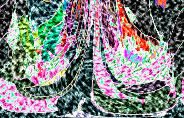 Modern tasarım çizimi. Çizgi ve renk bloğu geometrik şekiller. Pop sanat