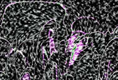 Modern tasarım çizimi. Çizgi ve renk bloğu geometrik şekiller. Pop sanat