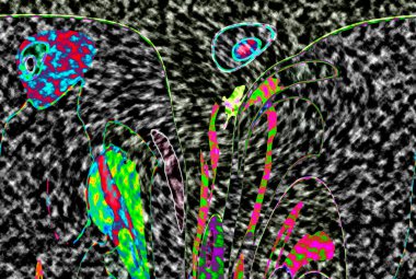 Modern tasarım çizimi. Çizgi ve renk bloğu geometrik şekiller. Pop sanat