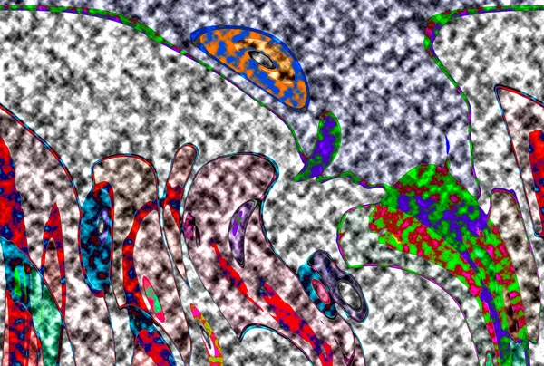 Modern tasarım çizimi. Çizgi ve renk bloğu geometrik şekiller. Pop sanat