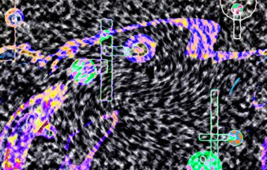 Modern tasarım çizimi. Çizgi ve renk bloğu geometrik şekiller. Pop sanat