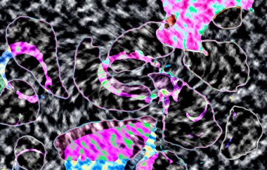 Modern tasarım çizimi. Çizgi ve renk bloğu geometrik şekiller. Pop sanat