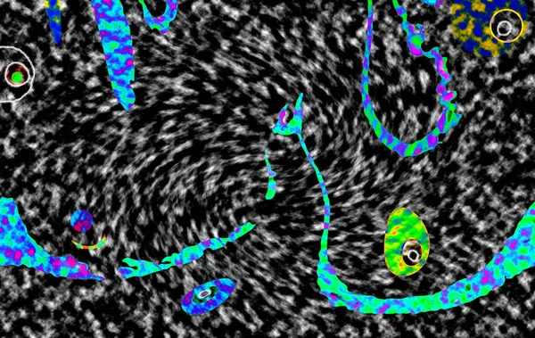 Modern tasarım çizimi. Çizgi ve renk bloğu geometrik şekiller. Pop sanat