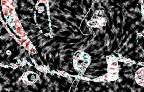 Modern tasarım çizimi. Çizgi ve renk bloğu geometrik şekiller. Pop sanat