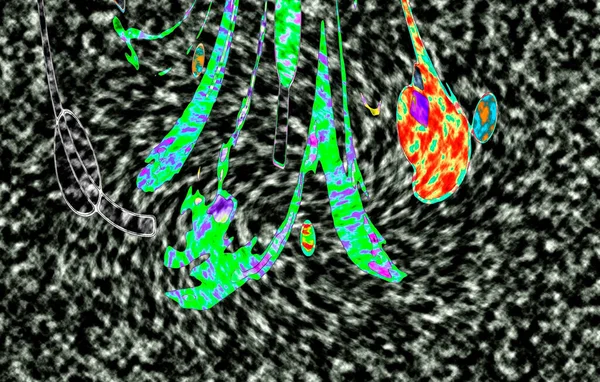 Modern tasarım çizimi. Çizgi ve renk bloğu geometrik şekiller. Pop sanat