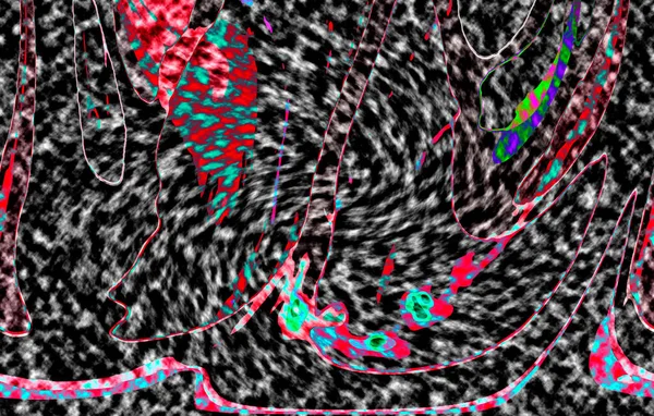 Modern tasarım çizimi. Çizgi ve renk bloğu geometrik şekiller. Pop sanat