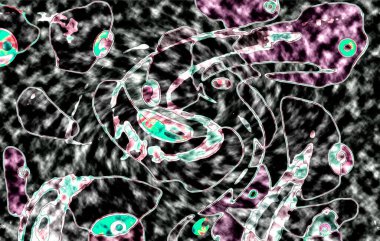 Modern tasarım çizimi. Çizgi ve renk bloğu geometrik şekiller. Pop sanat