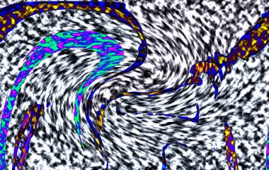 Modern tasarım çizimi. Çizgi ve renk bloğu geometrik şekiller. Pop sanat