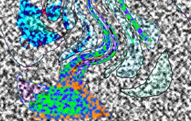 Modern tasarım çizimi. Çizgi ve renk bloğu geometrik şekiller. Pop sanat
