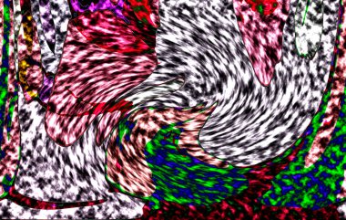 Modern tasarım çizimi. Çizgi ve renk bloğu geometrik şekiller. Pop sanat